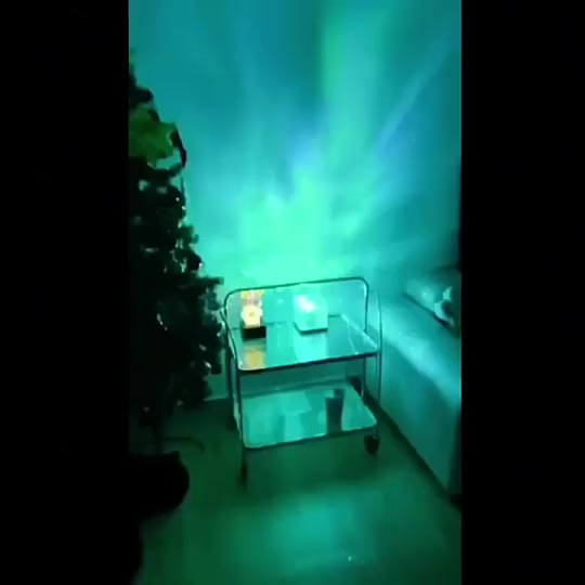 Cubo de Luz Noturno Água Luminaria USB Bateria 16 Cores LED Controle Remoto Presente Moderno Abajur