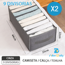 Kit 5 caixas De Armazenamento De Roupas Arrumados ND-07