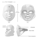 Máscara Facial LED 7 Cores Profissiona , Controla Acne e Reduz Poros para Tratamento Facial