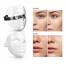 Máscara Facial LED 7 Cores Profissiona , Controla Acne e Reduz Poros para Tratamento Facial
