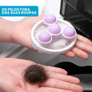 Filtro Coletor de Pelos Fiapos Flutuante Para Máquina de Lavar Roupa Reutilizável