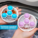 Filtro Coletor de Pelos Fiapos Flutuante Para Máquina de Lavar Roupa Reutilizável