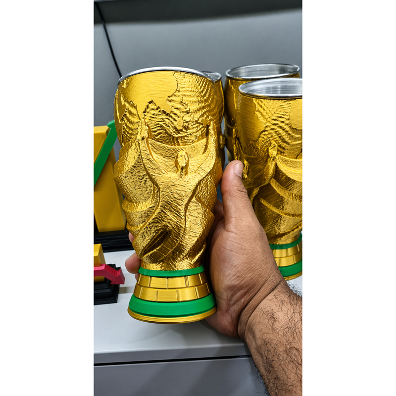 Copo Taça da Copa do Mundo 2026 – Edição Especial Colecionador 350ml com Base Removível
