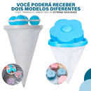 Filtro Coletor de Pelos Fiapos Flutuante Para Máquina de Lavar Roupa Reutilizável