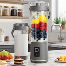 Mini Liquidificador Portátil Elétrico 600ml Recarregável USB Mixer Suco Vitamina Smoothie Leite