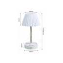 Abajur de Mesa Retrátil Recarregável LED Quente para Quarto/Escritório/Sala